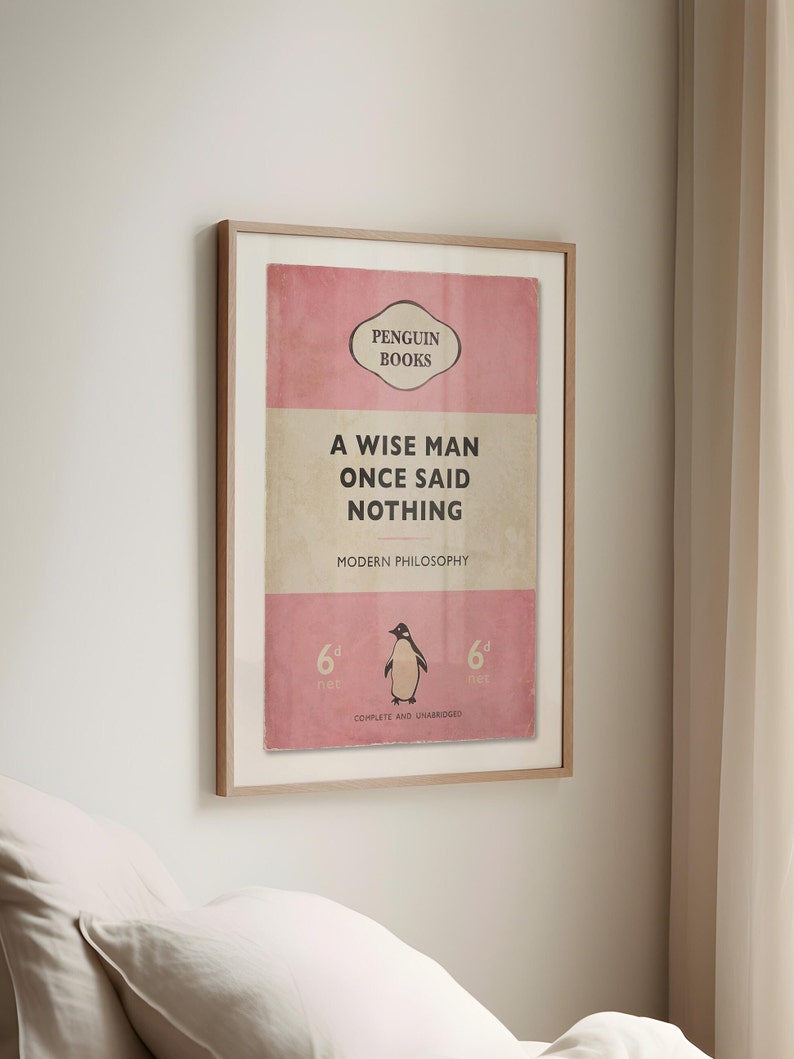 A Wise Man Once Said Nothing - Modern Philosophy | Penguin Book Cover ...