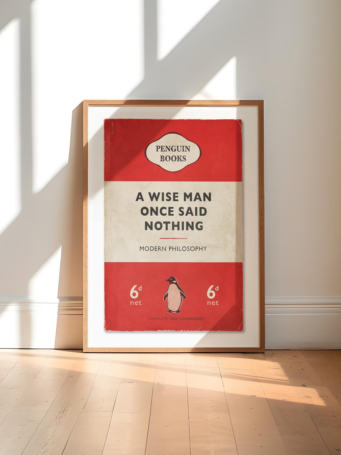 A Wise Man Once Said Nothing - Modern Philosophy | Penguin Book Cover ...