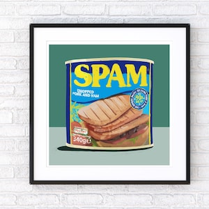 Lustiges Poster | Küchen Poster | Esszimmer Wandkunst | Poster Pop Art Retro | Lebensmittel Kunst | Feines Geschenk für Feinschmecker Lustiges Küchen Poster