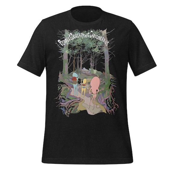 Forest | Men's Short Sleeve Relaxed Fit Shirt | People Worshipping Strawberries