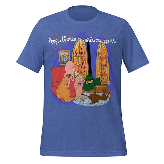Fall | Men's Short Sleeve Relaxed Fit Shirt | People Worshipping Strawberries