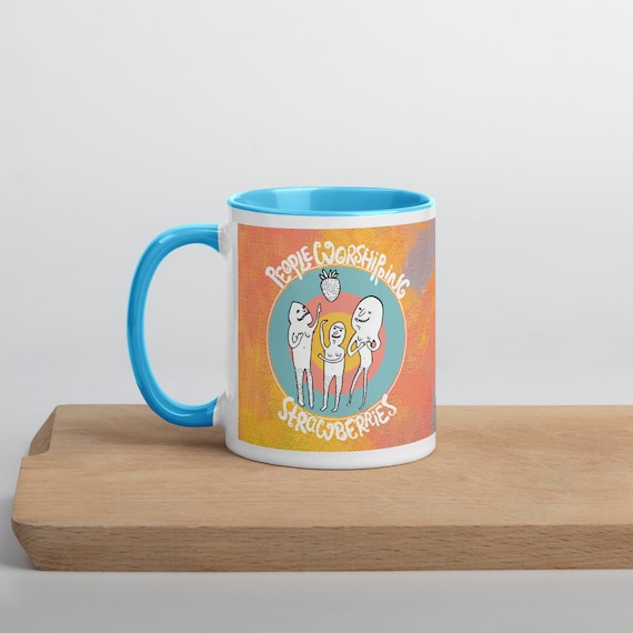 Coffee or Tea Mug | People Worshipping Strawberries
