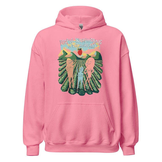 People Worshipping Strawberries | Women's Comfort Hoodie