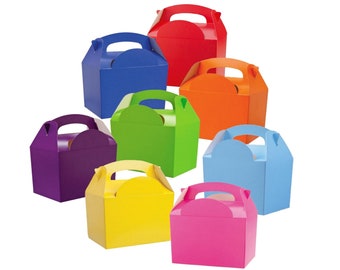 Birthday Party Food Gift Boxes - Carry Handle Lunch Box Bag *cp