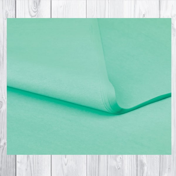 Mint Green Tissue Paper Sheets - 50x75cm Gift Wrap