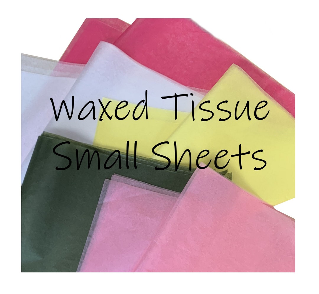 Florist WAXED Tissue Paper Sheets Candle Wax Melt Liner Soap Gift Wrap