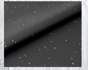 Black With Silver Gemstone Luxury Sparkly Glitter Gem Tissue Paper Sheets - 50x75cm Gift Wrap