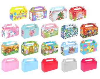 LARGE Party Boxes – Big Food Box Bag - Loot Toy Party Fillers Birthday Take Away