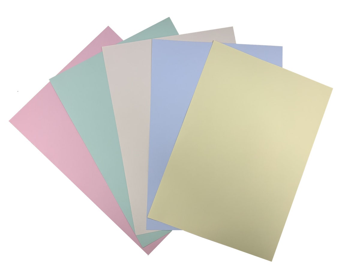 A4 Coloured Card Sheets 160gsm Thin Craft Card A4 Printer Photocopier ...