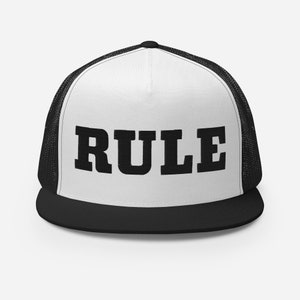 RULE Trucker Hat - Black