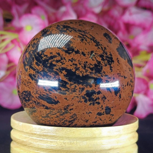 Obsidian Sphere - Etsy