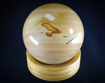 Polychrome Jasper 75MM ~ 1.25 Lb High Quality Polished Sphere ~ 2.95" Wide ~Beautiful Reiki,Feng Shui,Meditation Display/Museum Quality Art
