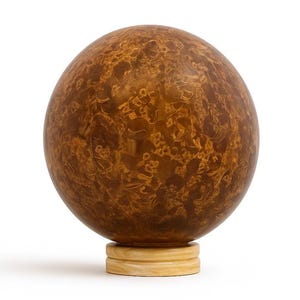 9.5KG Fruit Jasper Crystal Sphere Handcrafted Crystal Fossil Coral Jasper Healing Crystal Decorative stone Sphere Spiritual Unique Gift Idea