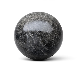 Rare !! Black Coppernite Stone !! Natural Coppernite Sphere ~ 75MM ~ HQ Polished Sphere from India /2.95&quot; Wide/Meditation/Museum Quality Art