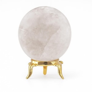 A+ Clear Quartz ~ 65MM Natural Clear Quartz ~ Pure Mineral ~ Clear Quartz Sphere Crystal ~ Clear Quartz /Healing Metaphysical SPHERE BALL