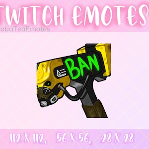 Caustic Ban Hammer Twitch/ Discord Emotes