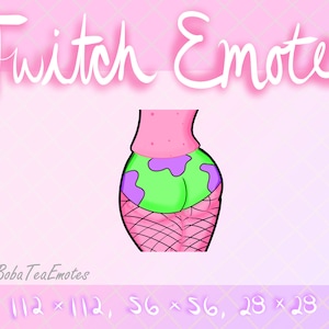 Patrick Star Fishnets Booty Twitch/Discord Emotes