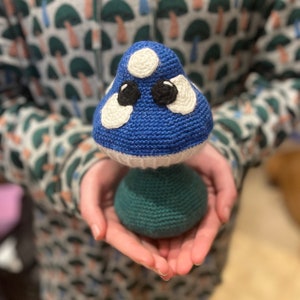 Blau/Grün Kleiner Pilz Plüsch