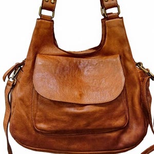 Vintage Italian Leather Purse Handbag - Etsy