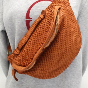 Leder Fanny Pack Beutel Ledertasche Eine Umhängetasche Gürteltasche