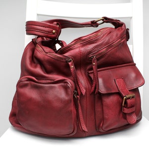 Leather Bag Soft Leather Shoulder Bag for Women Italy Handbag