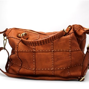 Bolso de piel Bolso de mano de piel Monedero de piel suave Bolso de piel natural Italia Idea de regalo para mujer Bolsos de mano