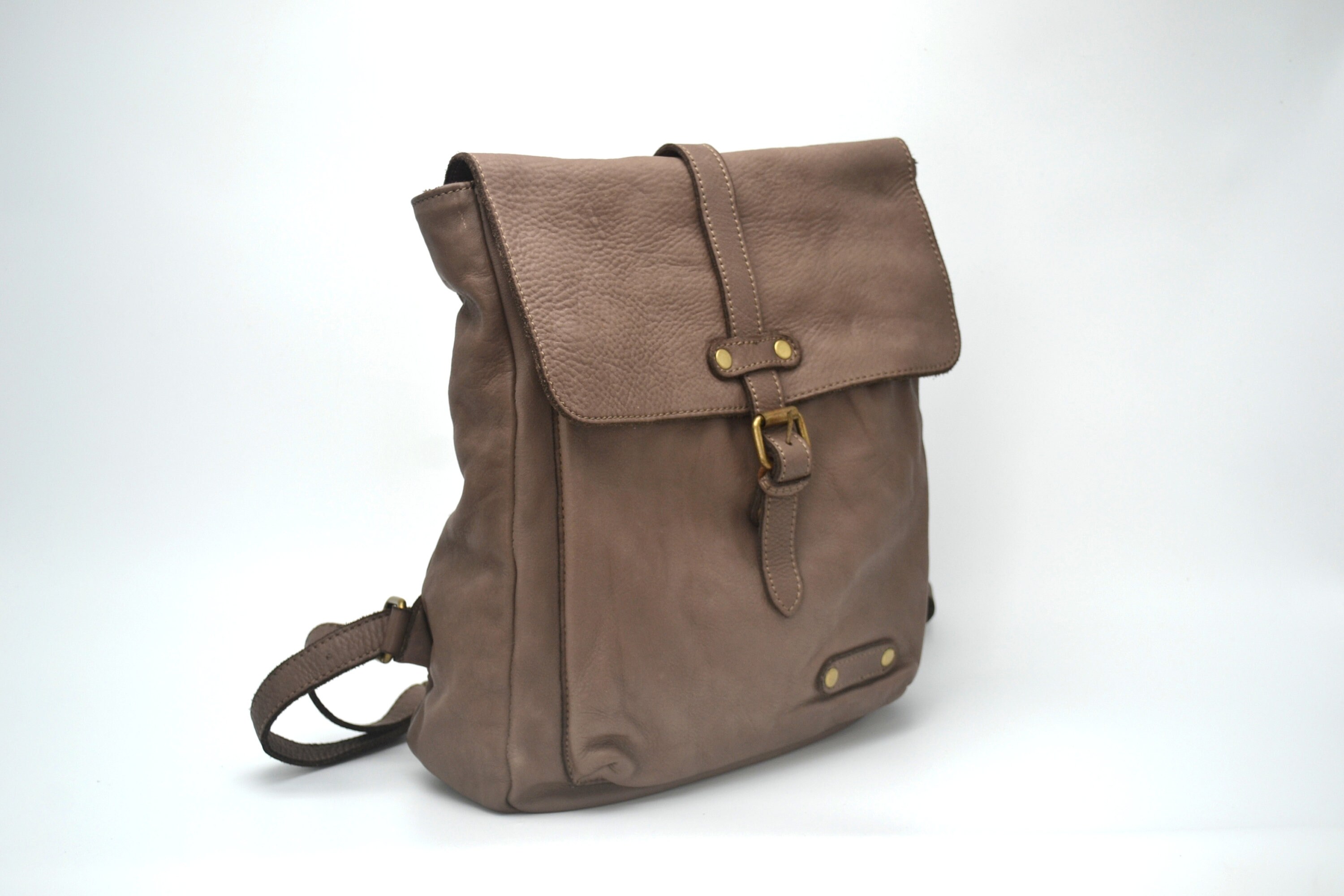 Soft Leather Backpack: Handmade Italian Travel Bag - Etsy Canada