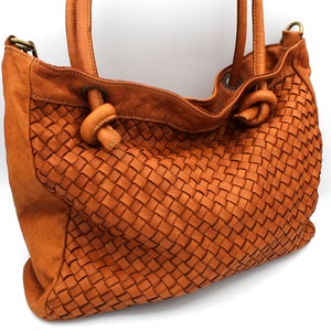 Leather Bag Women Leather Handbag Soft Woven Hobo Bag Leather - Etsy