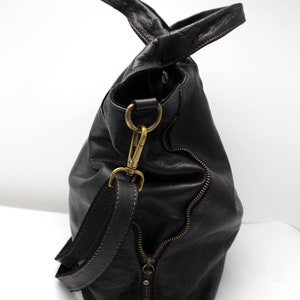 Leather Bag Soft Leather Shoulder Bag Leather Handbag Black - Etsy