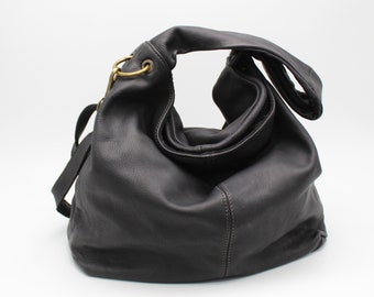 Sac en cuir Sac à main en cuir souple pour femme Sac à main en cuir Hobo Sac souple Milan