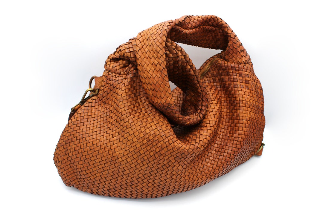 Vera Pelle Intrecciata Deep Rose Borse Borsa In Pelle Borsa A