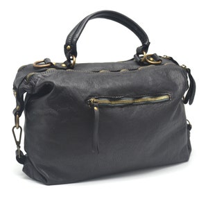 Leather Bag Soft Leather Handbag Italy Leather Purse Big Bag - Etsy