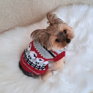 Sheep Station Sensation, knitting pattern, xxs, xs, small dog, sheep, animal, sweater, coat, jumper, fair isle, Icelandic, Norwegian