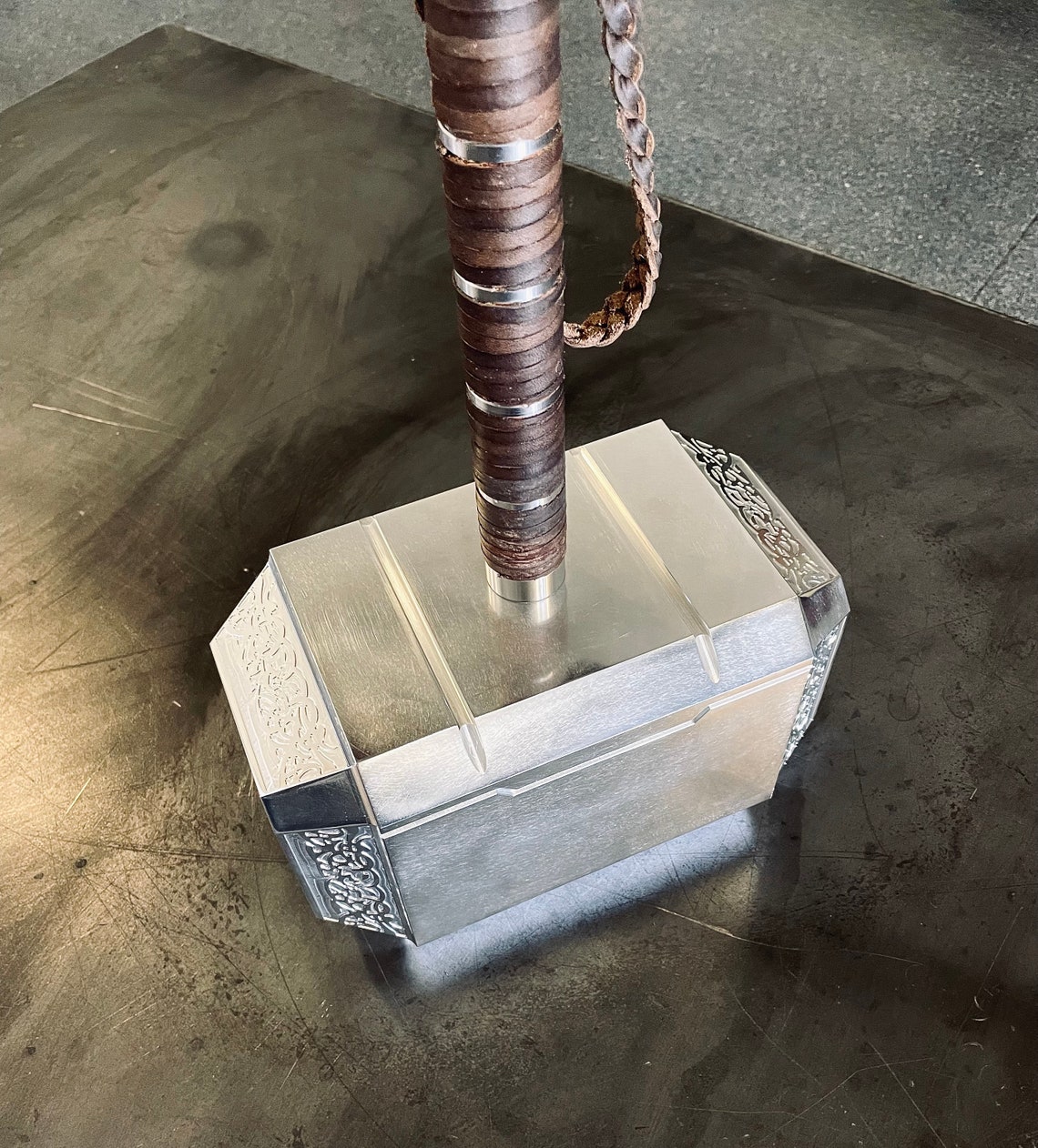 Metal Mjolnir Thor Hammer Etsy