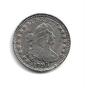 USA Draped Bust Small Eagle HALF DIMES  Coin 1797 - Copy Museum Collection