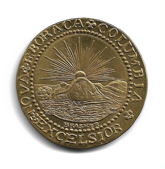 USA - Nova Eboraca COLUMBIA EXCELSIOR 1787 Unum E Pluribus Medal