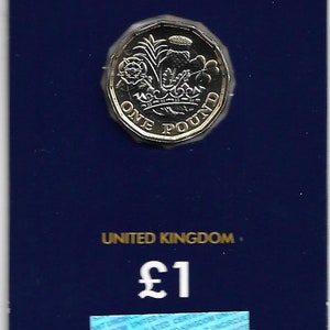 NATIONS of the CROWN - BU One Pound Coin - Issued By The Royal Mint