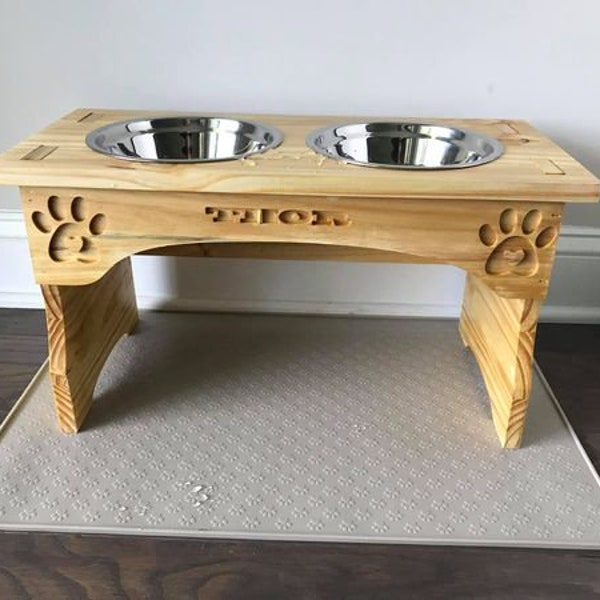 7 Inch Dog Bowl stand CRV/DXF/SVG