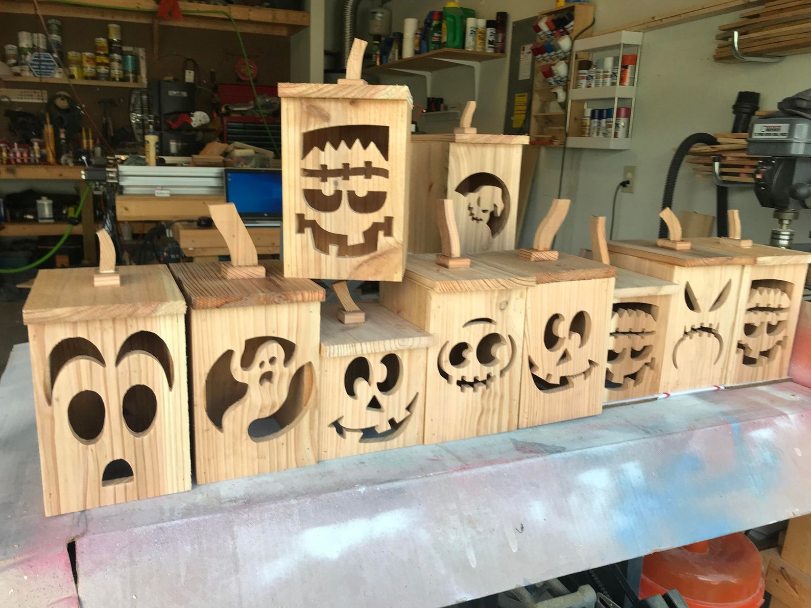 Jack O Lantern Faces 2022 CRV/CNC/DXF - Etsy