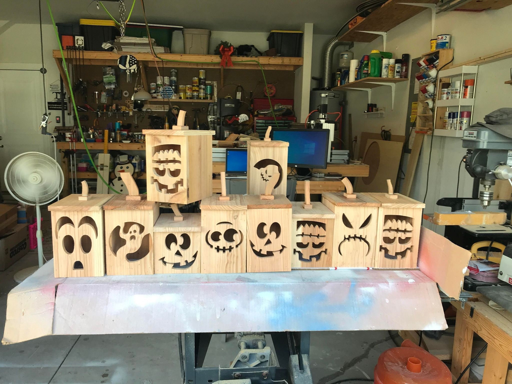 11+ Wood Jack O Lantern