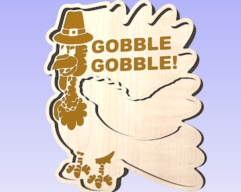 Thanksgiving Turkey Tray 2022 CRV/CNC/DXF/Svg