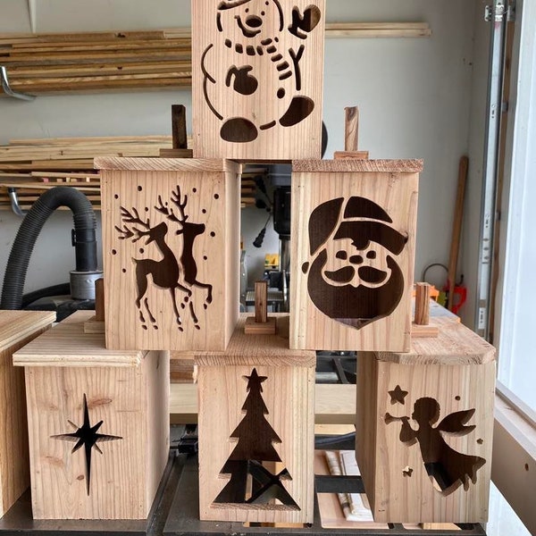 Christmas Lantern Faces 2022 CRV/CNC/DXF