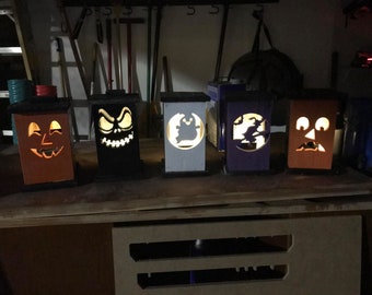 Jack O Lantern Faces CNC/DXF