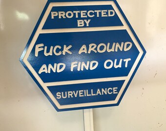 F around and find out sign CRV,dxf,svg,pdf
