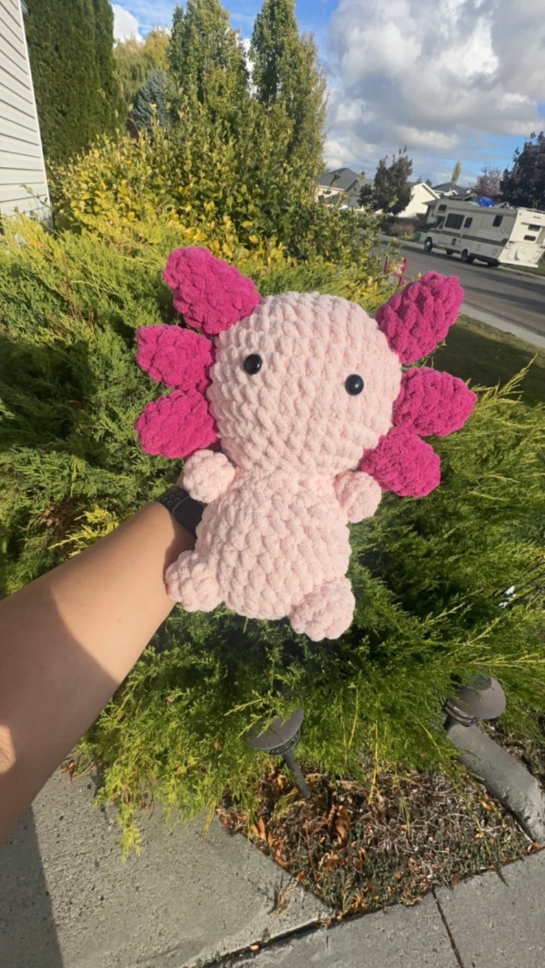 Axolotl/ Axolotl Plushie/ Baby Shower Axolotl/ Desk Buddie/ Boy or Girl