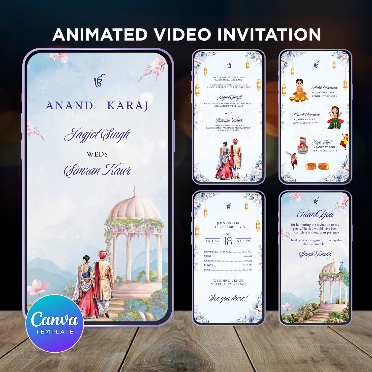 Custom Punjabi Card UK