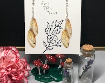 Brood X boucles d’oreilles ailes de cigale boucles d’oreilles boho boucles d’oreilles ailes de fées