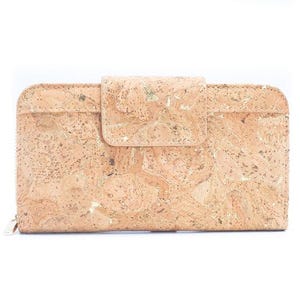 OLÁ KORK | Cartera de corcho para mujer | Cartera Dorada Colorida Vegana Sostenible