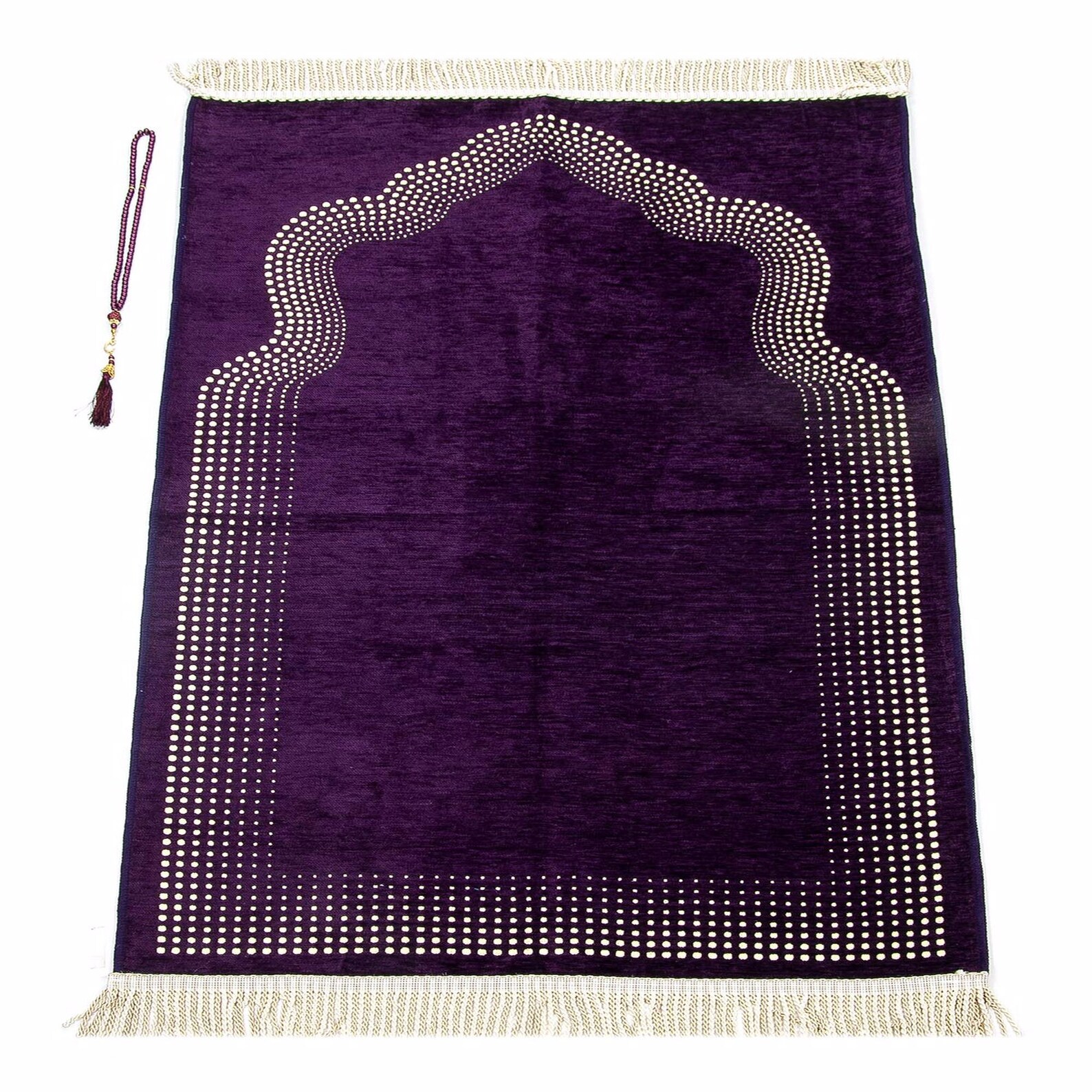 Muslim Prayer Rug with Prayer Beads Janamaz with Tasbeeh Etsy
