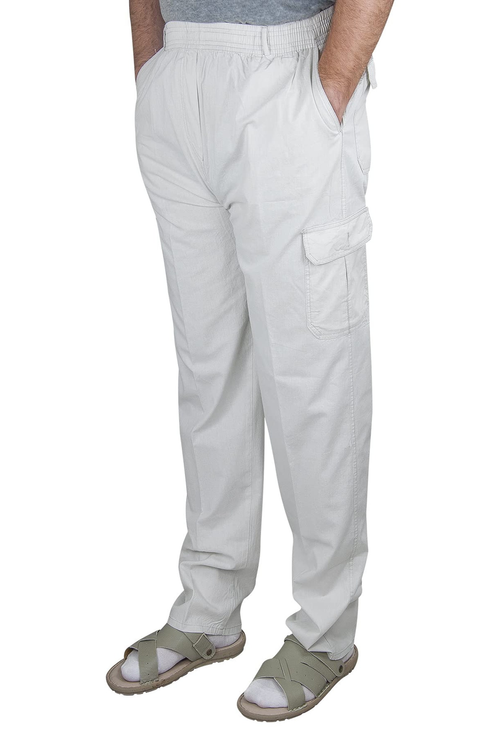 Natural Mens linen Cargo pants Linen cargo pants Men Etsy